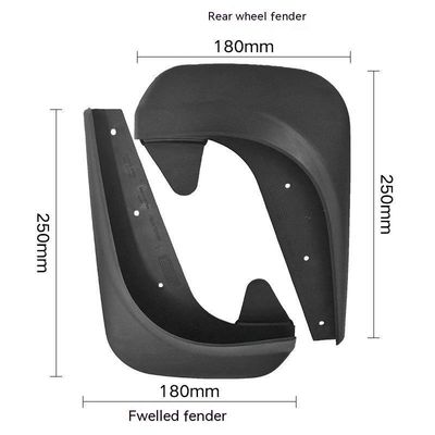 Peças sobressalentes Flaps de borracha para reboque 4pcs Flaps de borracha de carro Splash Guard